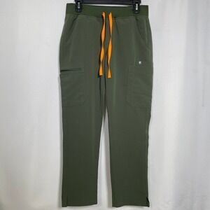 FIGS Technical Collection Green Cargo Jogger Style Scrub Pants Women's SMALL